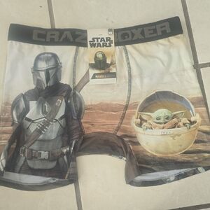 Star Wars Mandalorian Boxer Briefs - Black and Brown